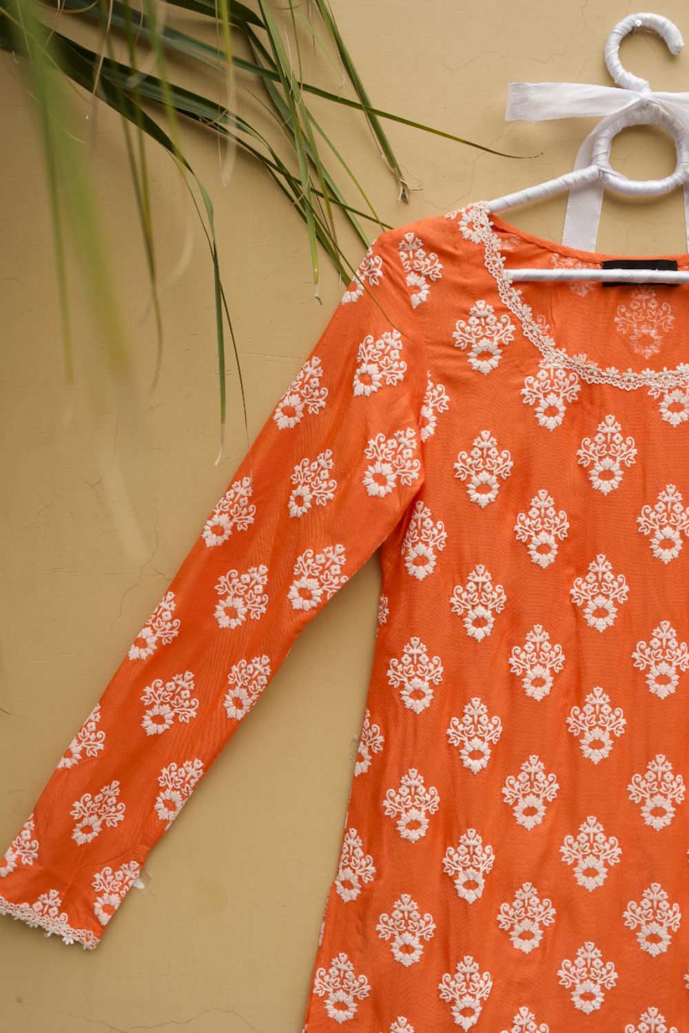 A1-Round-neck Fullsleeve - Orange