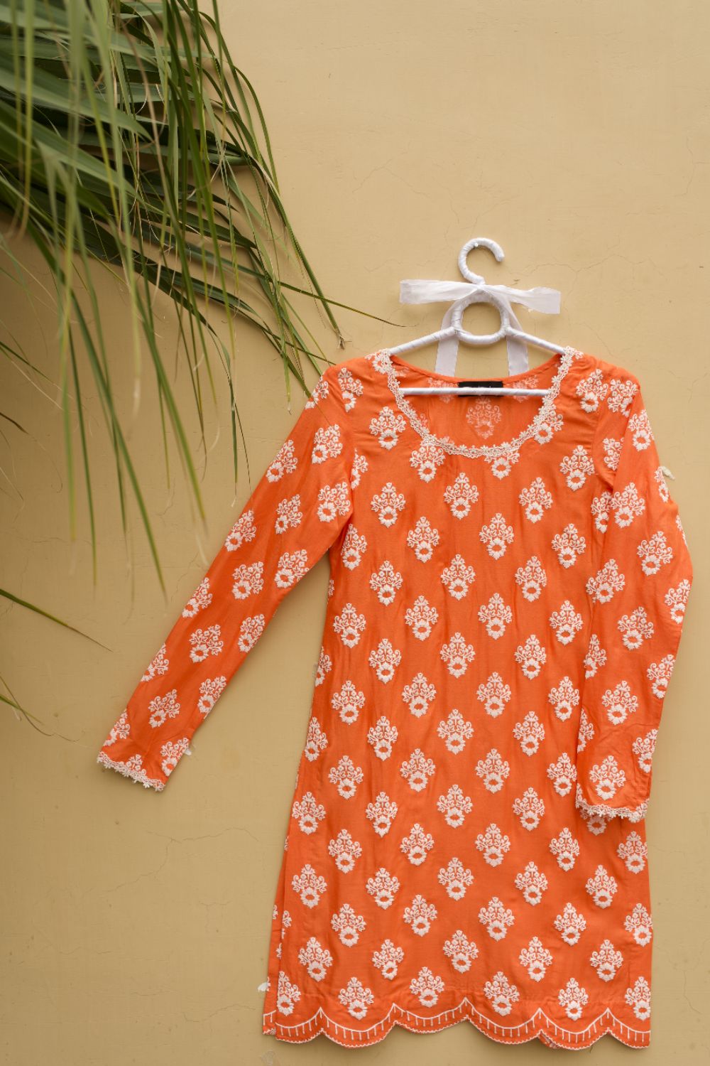 A1-Round-neck Fullsleeve - Orange