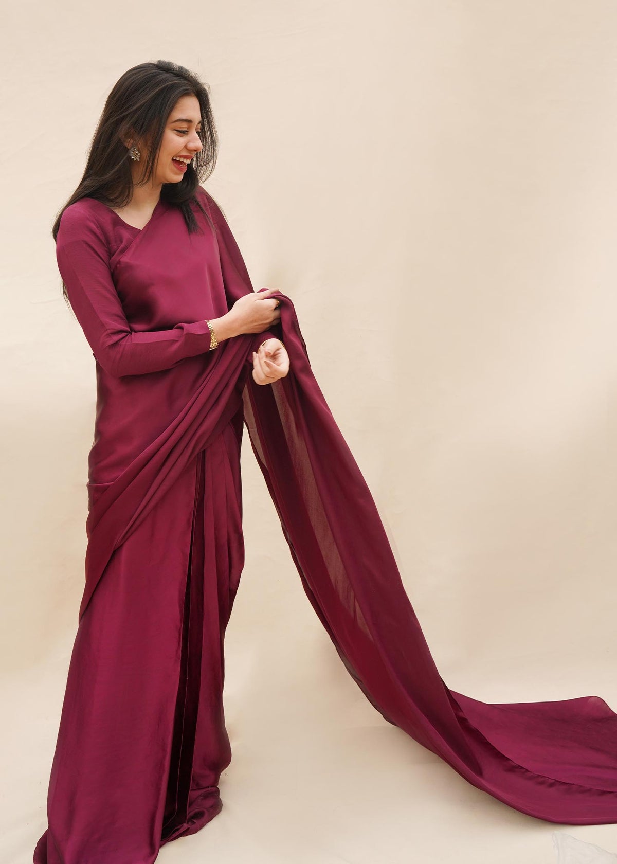 Burgundy Silk - Made-to-Order